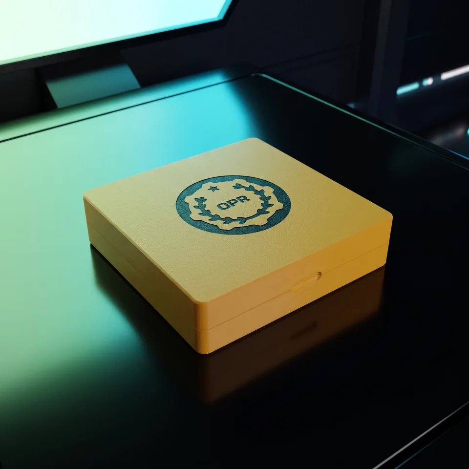 OPR token låda stängd